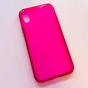 Velvet Caviar Neon Pink iPhone XR case
